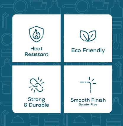 GUSTO [300 Combo Pack] Compostable Bamboo Cutlery Set, 150 Forks – 100 Spoons – 50 Knives Disposable Utensils for Parties, Camping, and Everyday Use